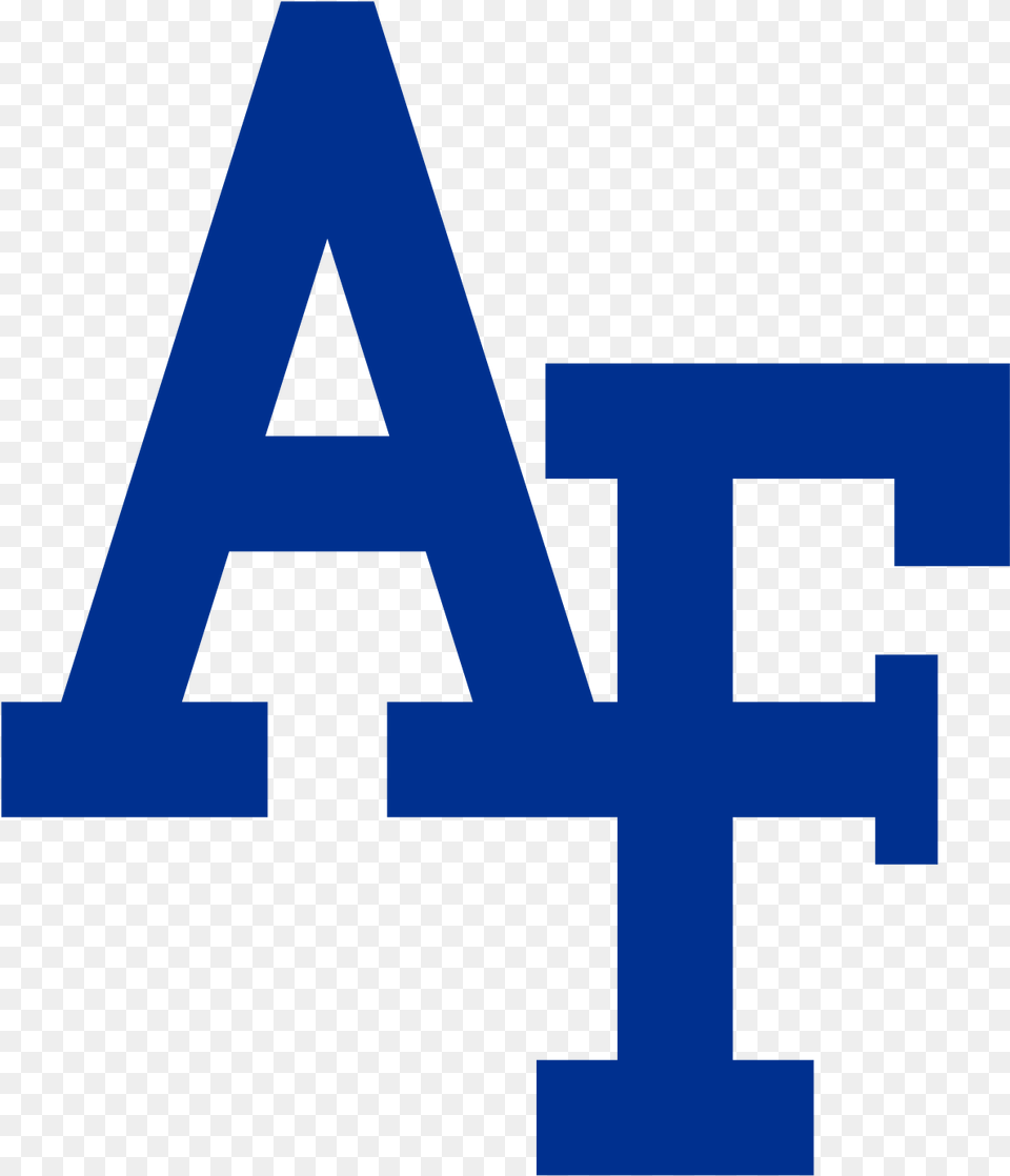 Us Air Force Logo Air Force College Football Logo, Triangle, Symbol Free Png