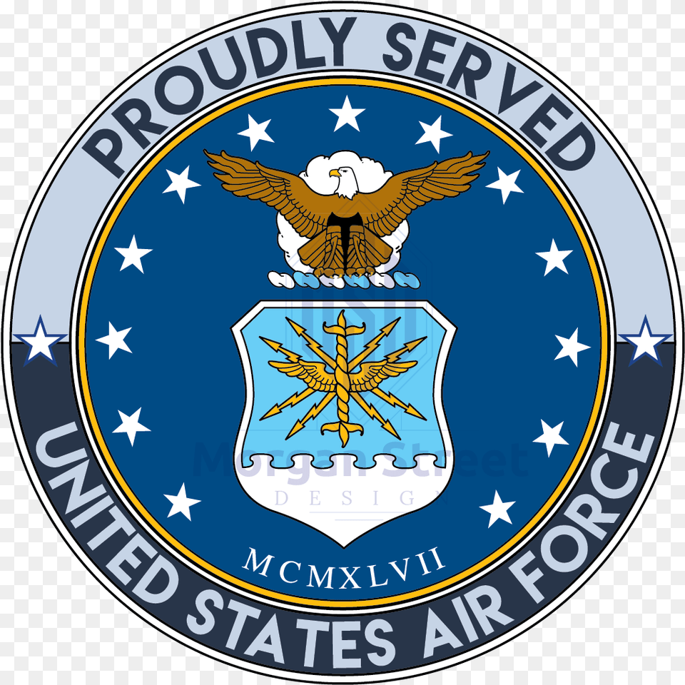 Us Air Force Seal, Emblem, Symbol, Logo, Badge Png Image