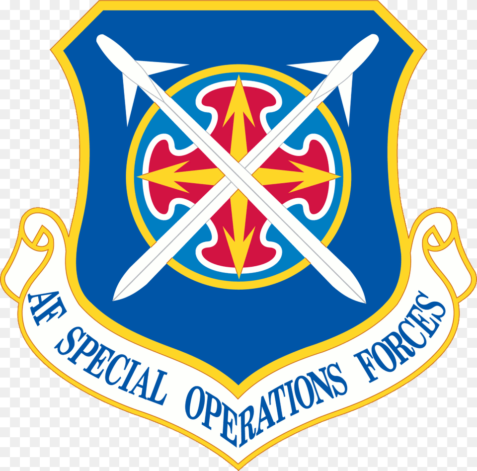 Us Air Force Special Operations Logo Clipart Air Force Special Operations Air Warfare Center, Emblem, Symbol, Blade, Dagger Free Transparent Png