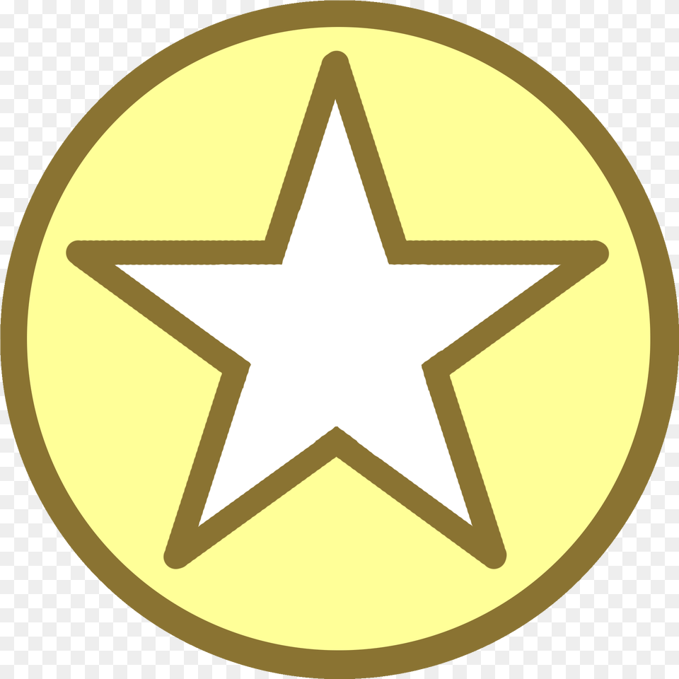 Us Air Force Star Logo, Star Symbol, Symbol, Gold, Disk Png Image