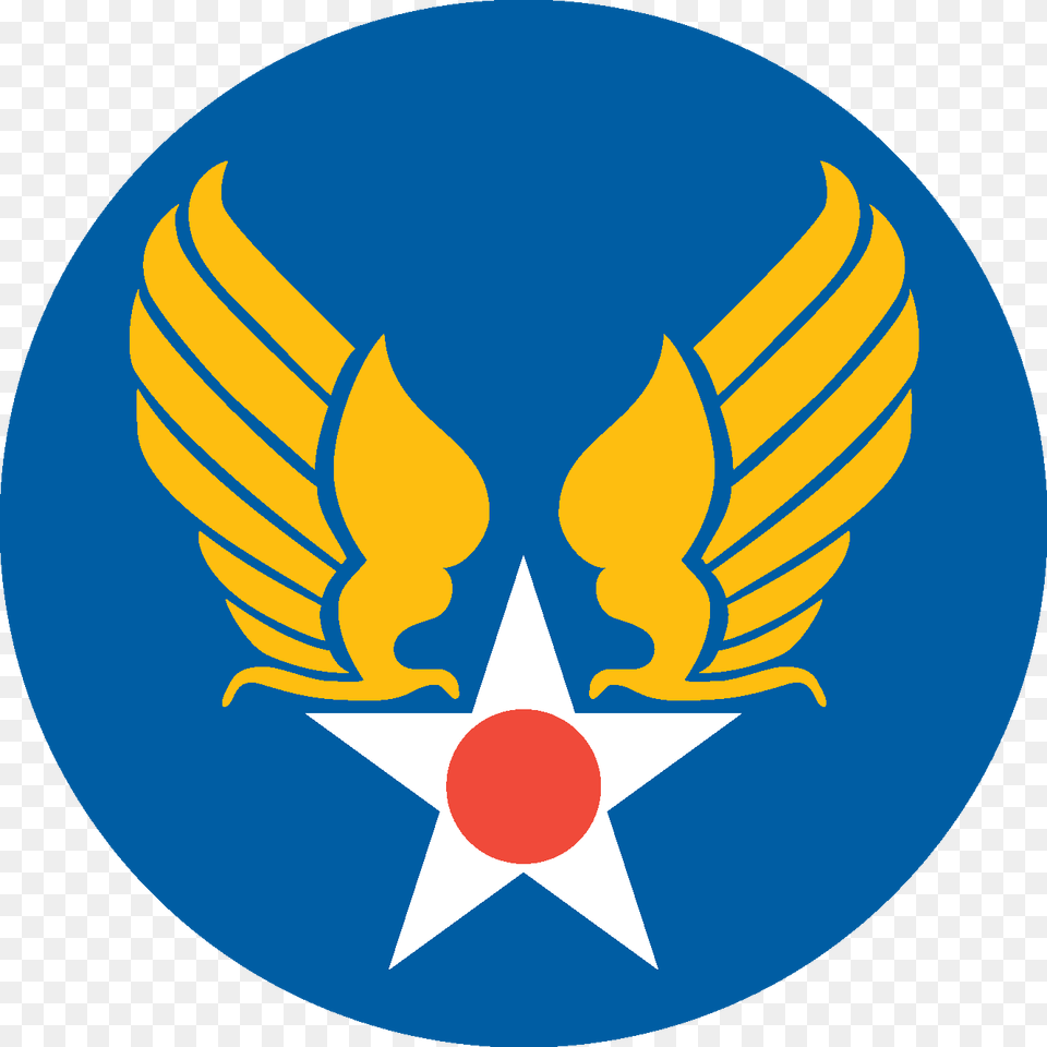 Us Army Air Corps Shield, Symbol, Logo, Emblem, Disk Free Png