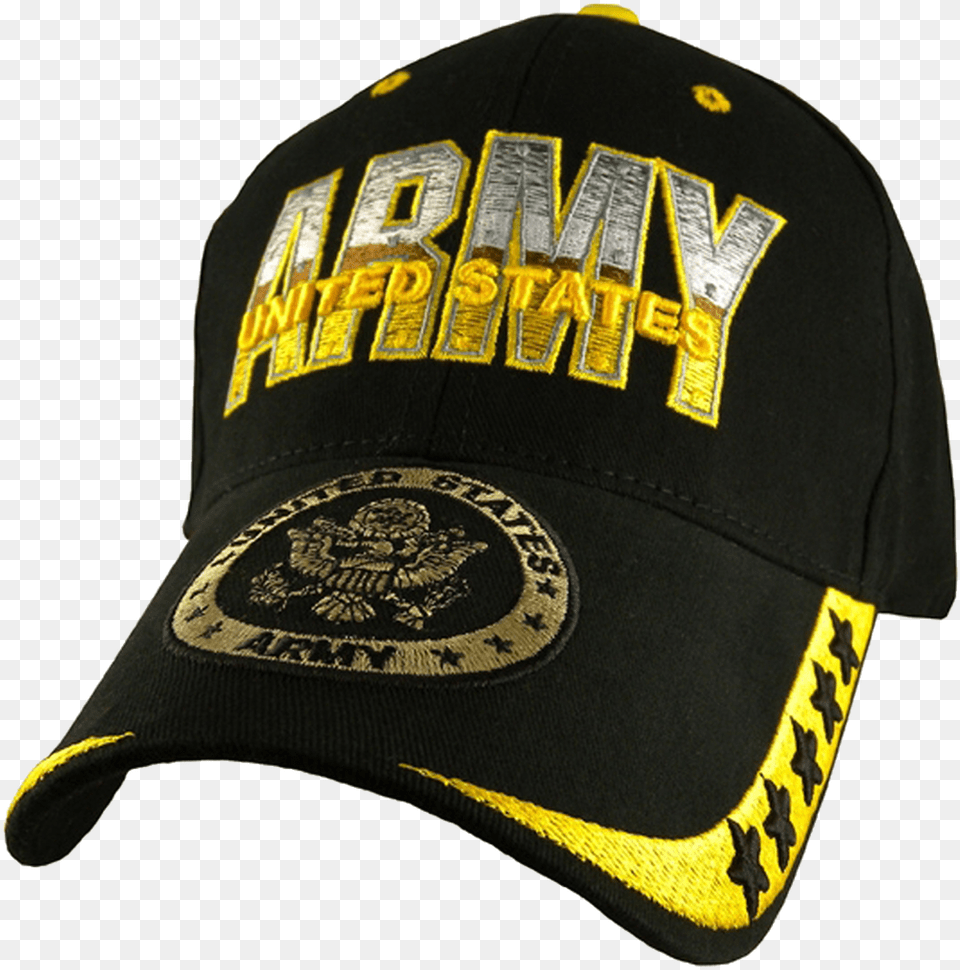 Us Army Cap 5 Star Cotton Black Us Army Hat Amazon, Baseball Cap, Clothing, Helmet Free Transparent Png