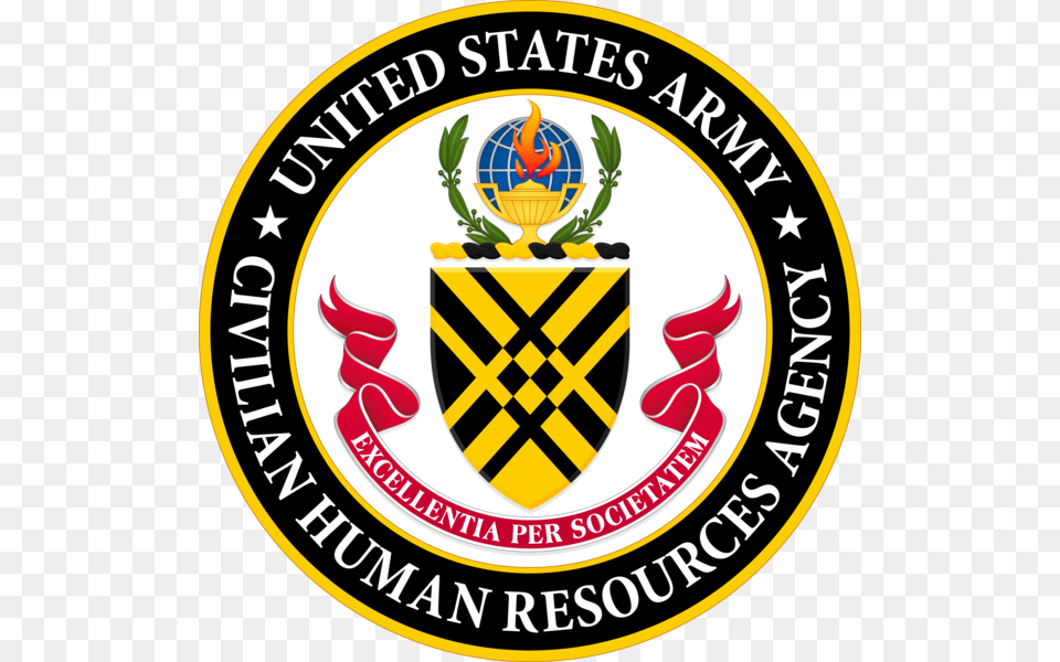 Us Army Civilian Human Resources Agency United States Army Civilian Human Resources Agency, Emblem, Symbol, Logo Free Png