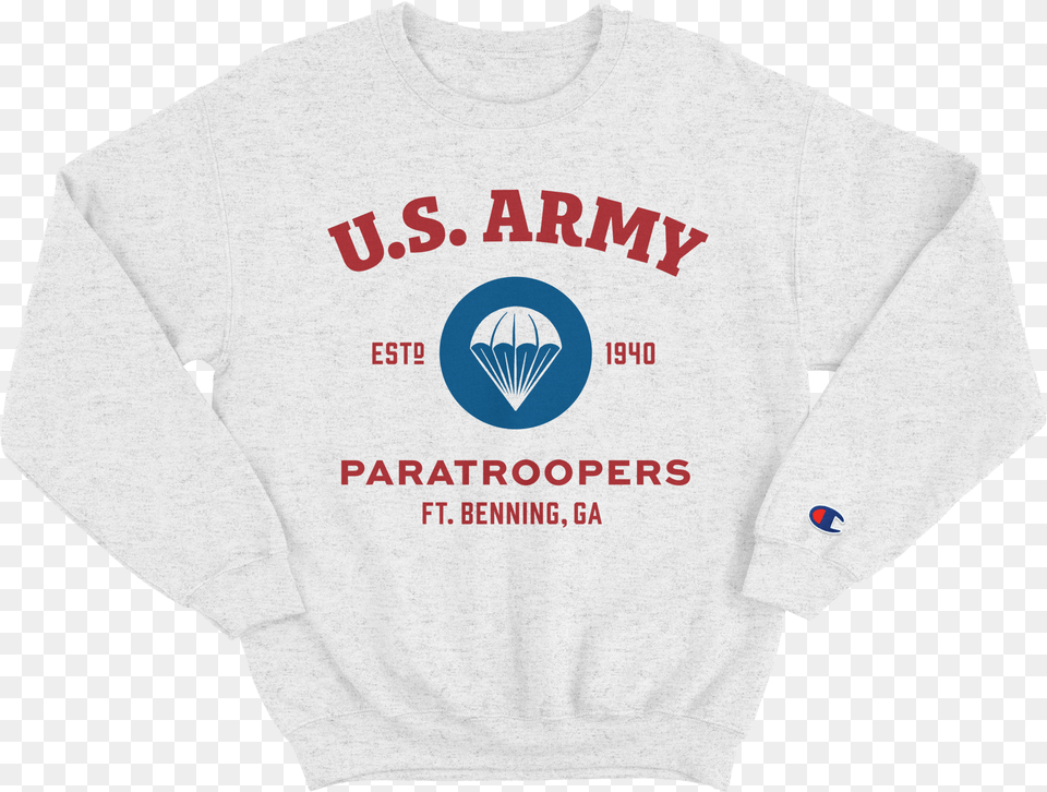 Us Army Paratroopers Sweatshirtclass Sweater, Clothing, Knitwear, Sweatshirt, Hoodie Png Image