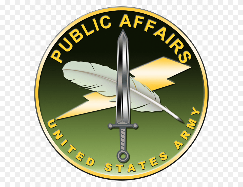 Us Army Public Affairs Seal Army Public Affairs, Blade, Dagger, Knife, Weapon Png Image