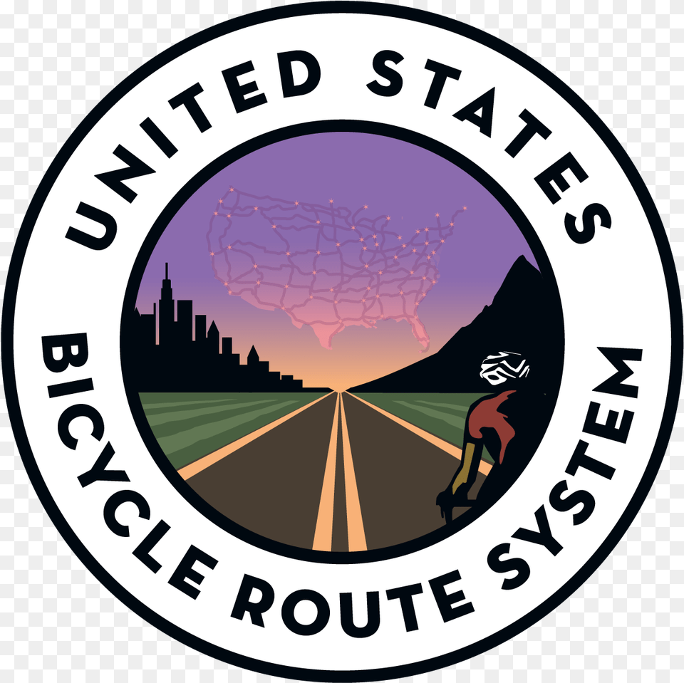 Us Bicycle Route System Bicycling Mndot United States Bicycle Route System, Logo, Photography, Person Free Png Download