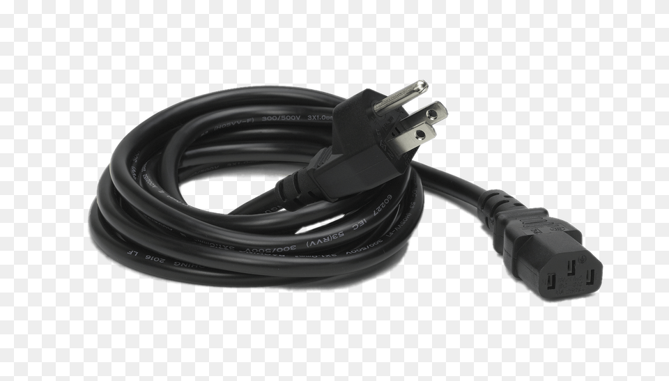 Us Black Extension Cord, Adapter, Electronics, Cable, Plug Free Png Download