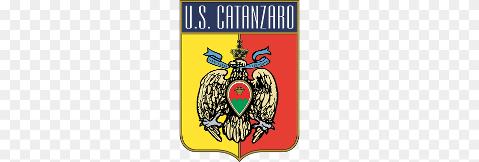 Us Catanzaro Calcio Logo, Emblem, Symbol, Book, Publication Png Image
