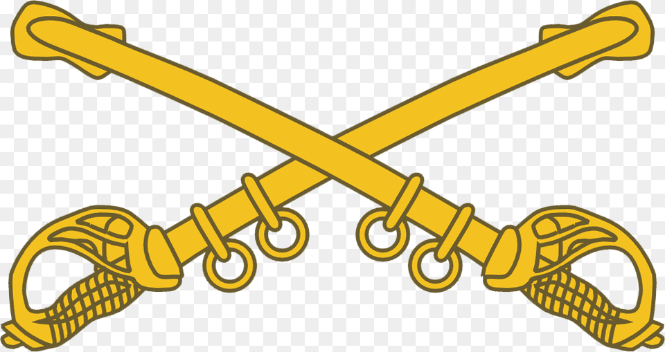 Us Cavalry Branch Insignia Cavalry Branch Insignia, Sword, Weapon, Bulldozer, Machine Png Image