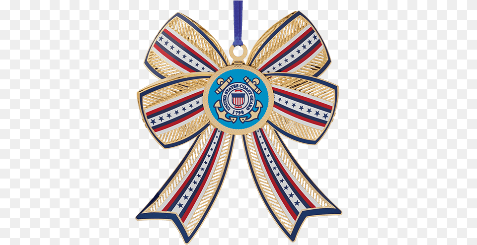 Us Coast Guard Bow 3d Christmas Ornament, Accessories, Badge, Logo, Symbol Free Transparent Png