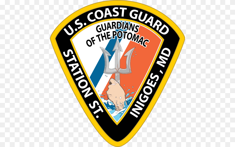 Us Coast Guard Station St Inigoes Maryland Air Rescue, Badge, Logo, Symbol, Weapon Png