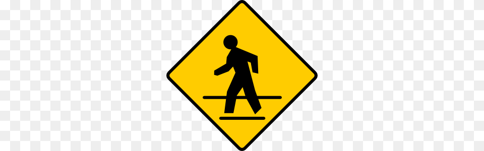 Us Crosswalk Sign Clip Art Vector, Symbol, Road Sign, Adult, Male Free Png Download