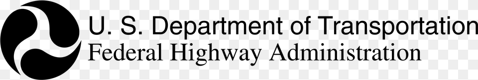 Us Department Of Transportation Logo Us Department Of Transportation Federal Highway Administration, Gray Free Transparent Png