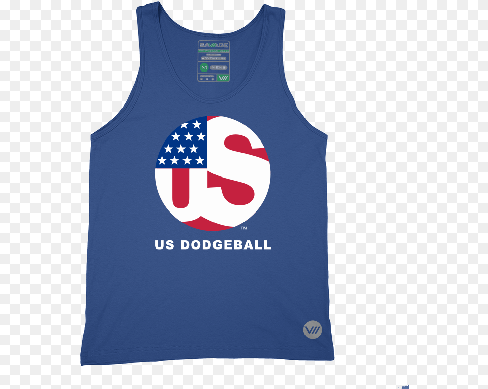 Us Dodgeball Cotton Tank Crescent, Clothing, Tank Top, Shirt Free Transparent Png