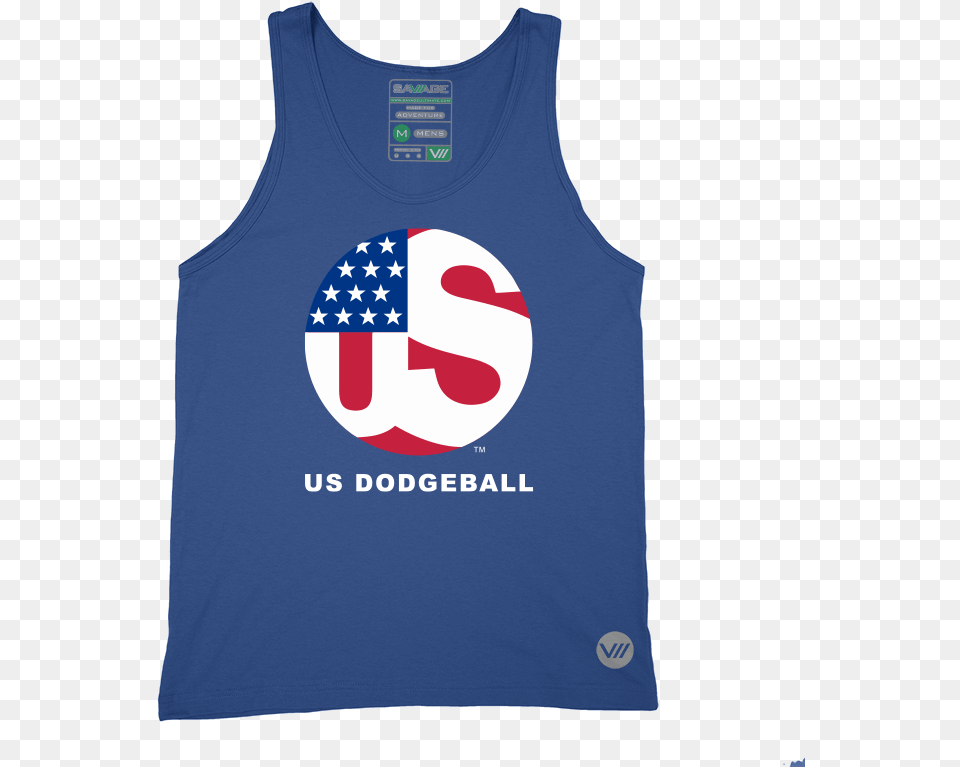 Us Dodgeball Cotton Tank Crest, Clothing, Tank Top, Shirt Png