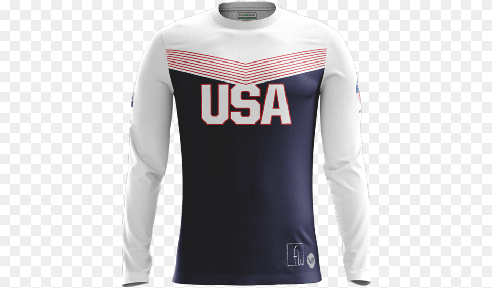 Us Dodgeball Dark Ls Jersey Long Sleeved T Shirt, Clothing, Long Sleeve, Sleeve, Adult Free Transparent Png
