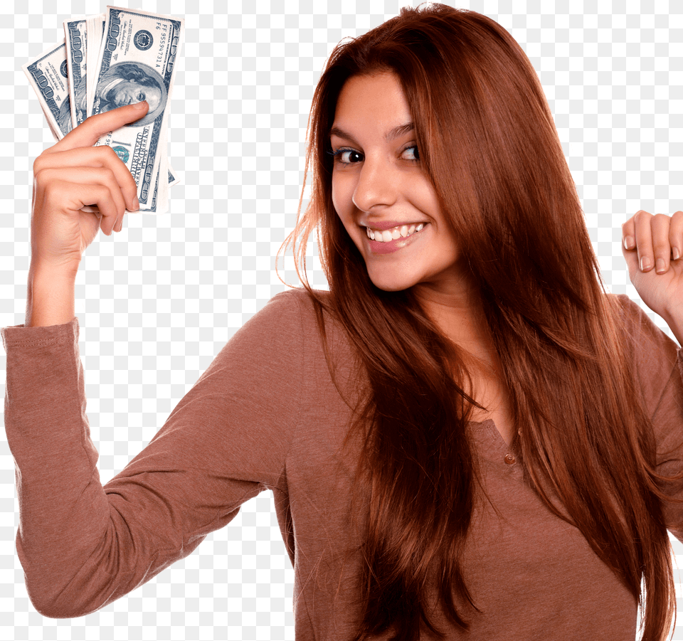 Us Dollar, Adult, Person, Woman, Female Free Png