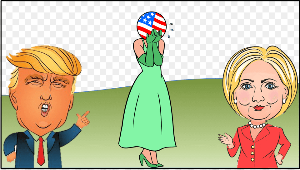 Us Dollar Elections Analysis Donald Trump En Caricatura Para Colorear, Book, Comics, Publication, Baby Png