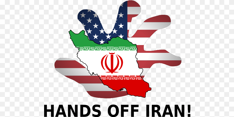 Us Flag And Iranian Clip Art Us Iran Flags In Arrows, American Flag, Logo, Clothing, Glove Png Image