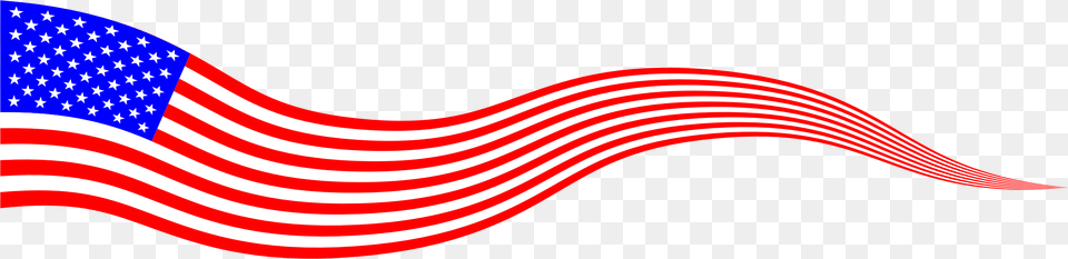 Us Flag Banner Clipart, American Flag Free Png