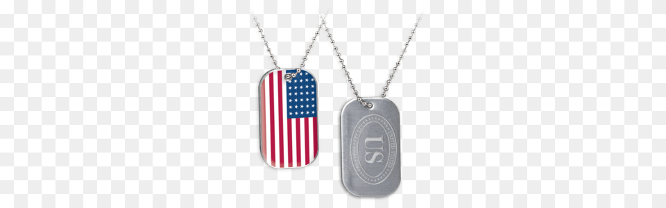 Us Flag Dog Tag Nk Design Master Associates, Accessories, Jewelry, Necklace, Pendant Free Transparent Png