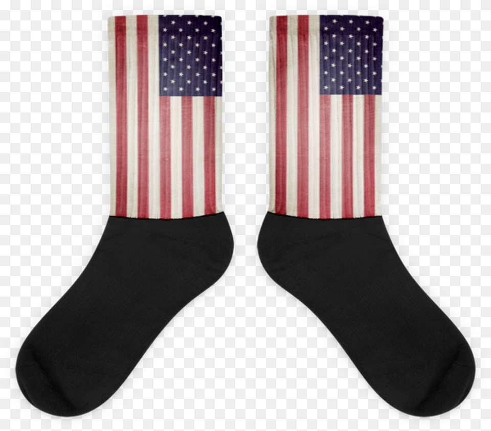 Us Flag Foot Socks Sock, Clothing, Hosiery Free Transparent Png