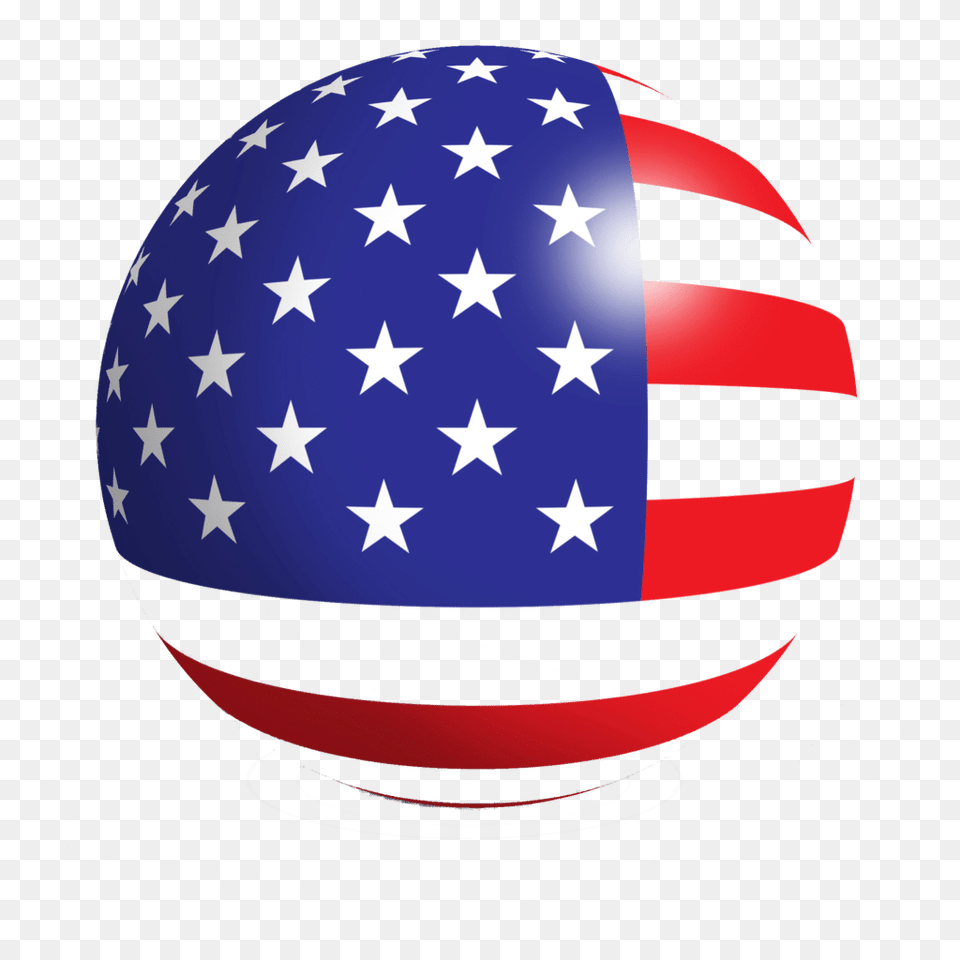 Us Flag Icon, Sphere, Aircraft, Transportation, Vehicle Free Png