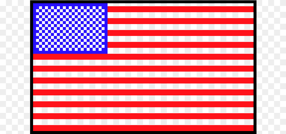 Us Flag Pixel Art, American Flag Free Png