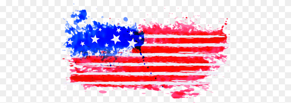 Us Flag Splash Image Download Searchpng Usa Independence Day Banner, American Flag Png