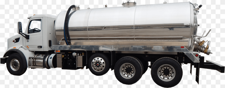 Us Gallon Aluminum Tank Truck Tanker Truck Trailer Truck, Transportation, Vehicle, Machine Free Transparent Png
