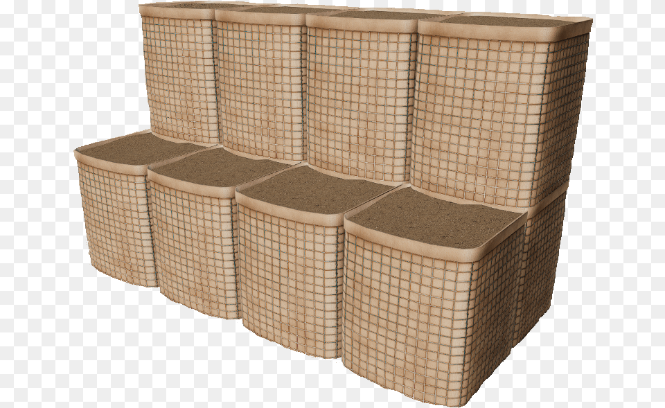 Us Gb Hesco Wall Hesco Wall Squad, Brick, Woven, Basket Free Transparent Png