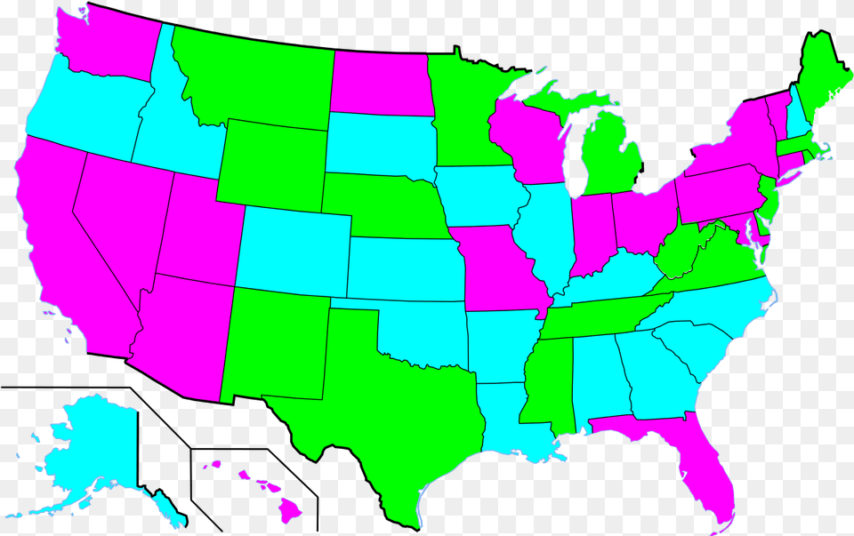 Us Governors Map 2008, Chart, Plot, Atlas, Diagram Free Transparent Png