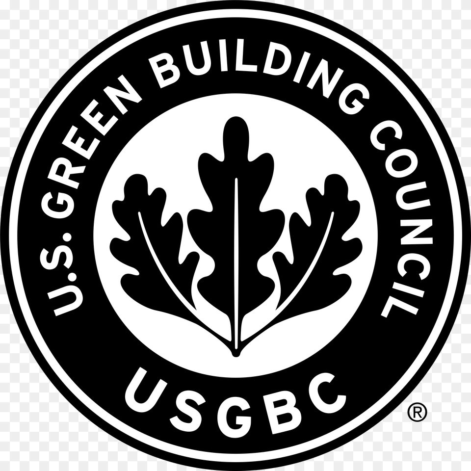 Us Green Building Council Union College Logo Circle, Leaf, Plant Free Png