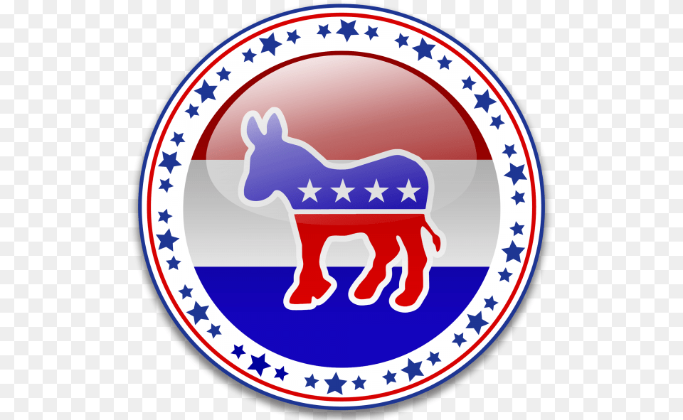 Us History Of Political Parties Democrat Donkey, Emblem, Symbol Png Image