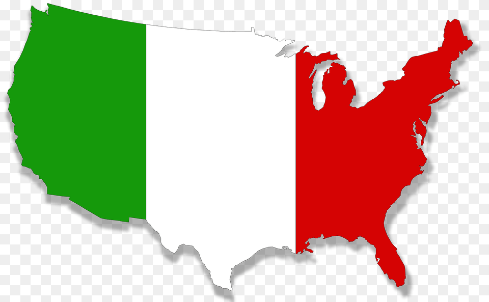 Us Italy Flag Map Copia Clipart, Leaf, Plant, Logo, Baby Png Image