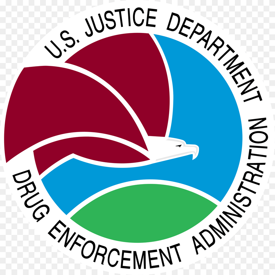 Us Justice Department Drug Enforcement Administration, Logo, Disk Free Transparent Png