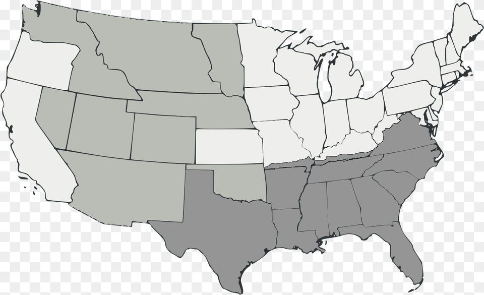 Us Map 1861 Stylish Design Image Historical Blank Us Blank Map Of The Us In, Chart, Plot, Atlas, Diagram Free Transparent Png
