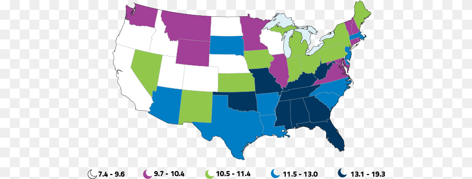 Us Map Adjusted For Population Us Map In Map Of Us State Insurance Exchange, Chart, Plot, Person, Baby Free Png