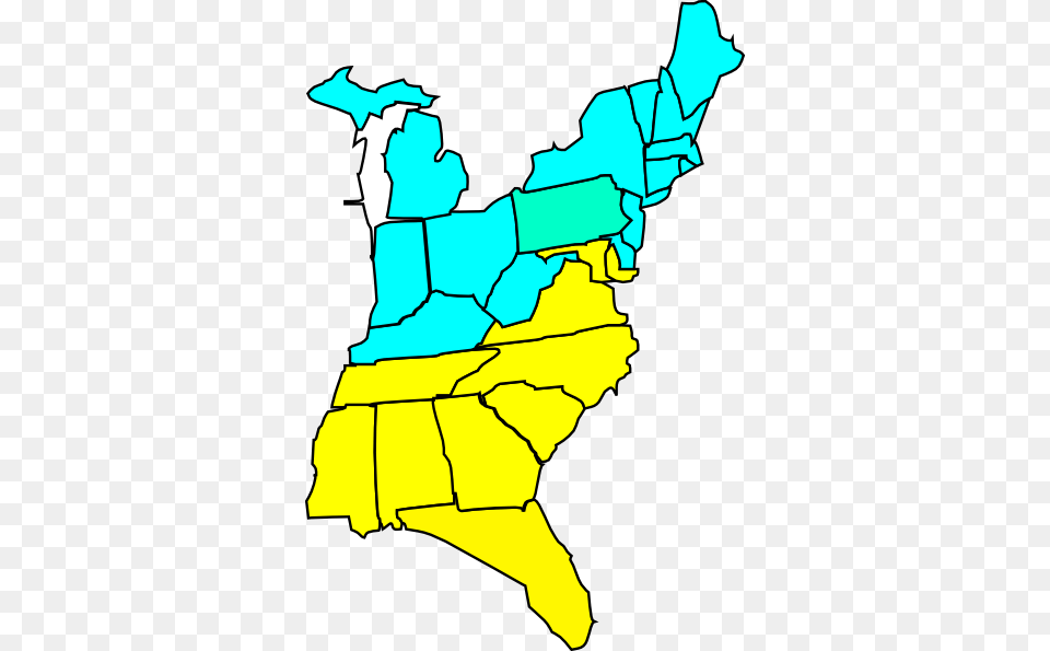 Us Map Regional Clip Art, Chart, Plot, Atlas, Diagram Free Png Download