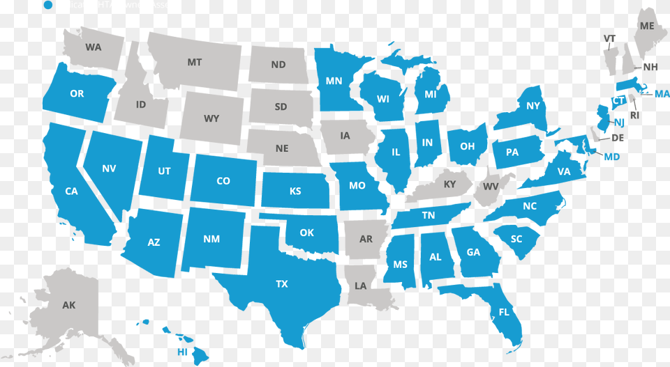 Us Map Separate States, Chart, Plot, Atlas, Diagram Free Png