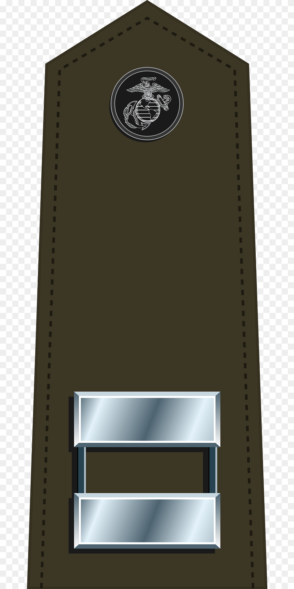 Us Marine O3 Shoulderboard Vertical Clipart, Logo Free Transparent Png