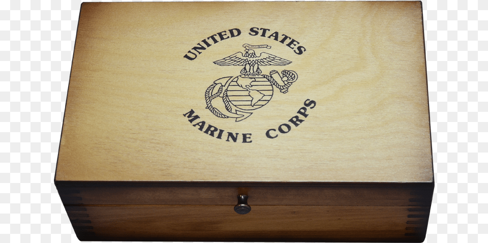 Us Marines, Box, Wood, Crate, Drawer Png Image