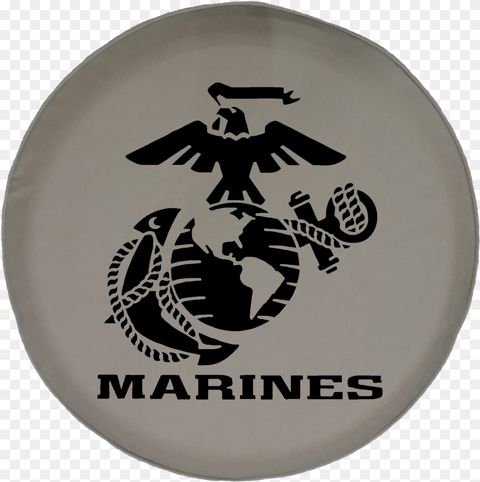 Us Marines Eagle Globe Anchor Crest Usmc Semper Fi Simple Eagle Globe And Anchor, Plate, Logo, Symbol, Toy Free Transparent Png