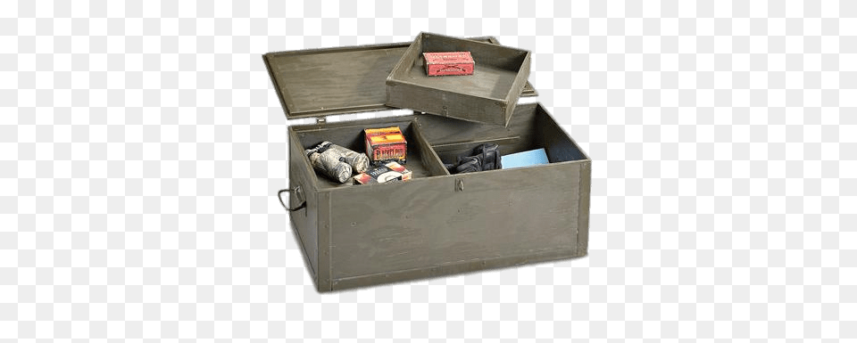 Us Military Footlocker, Box, Crate, First Aid Free Png