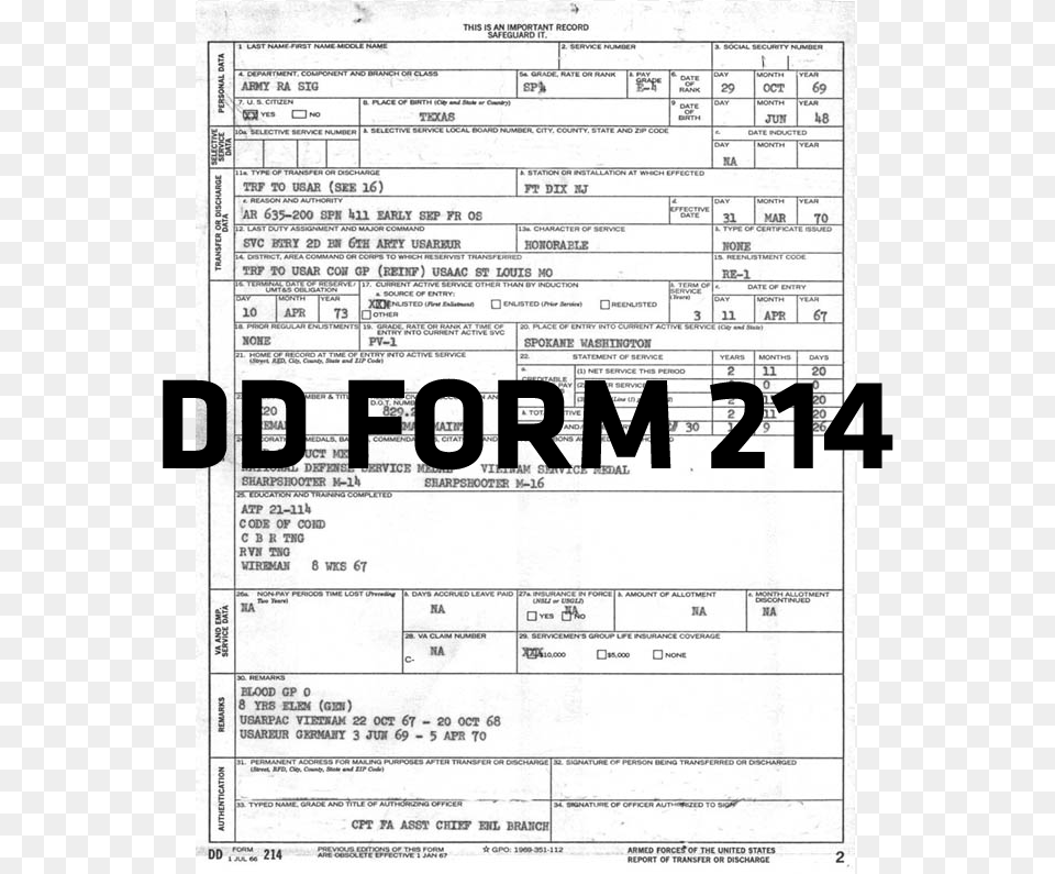 Us National Archives Sample, Text, Document, Form Free Transparent Png