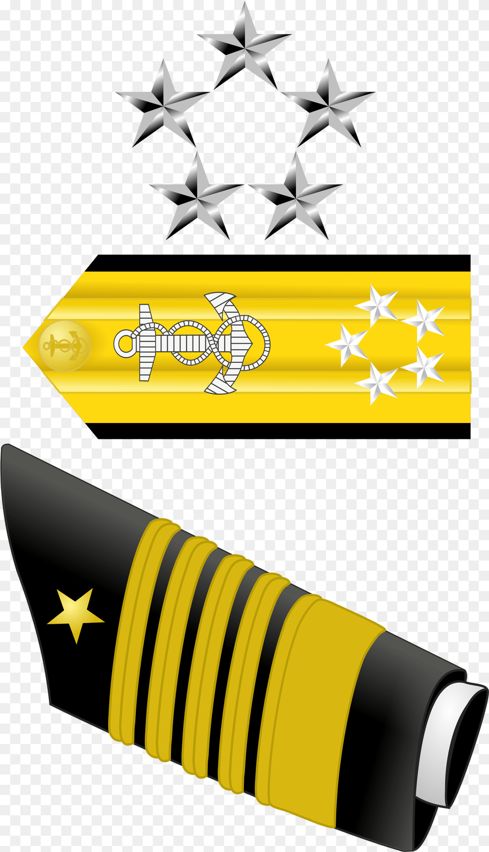 Us Navy Admiral Rank Insignia Rear Admiral Us Navy Rank, Rocket, Weapon, Symbol Png