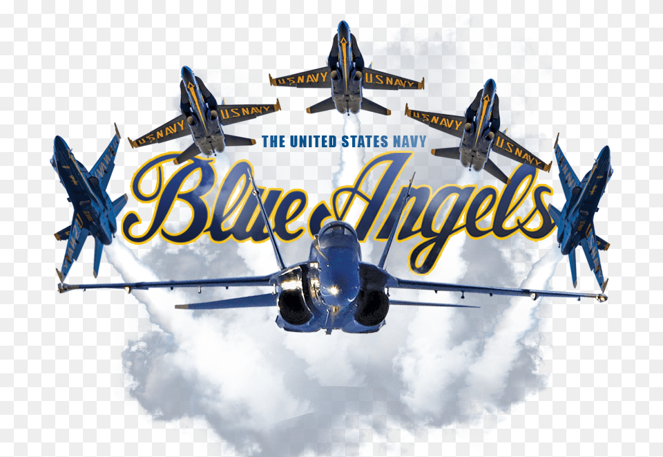 Us Navy Blue Angels Us Navy Blue Angels Logo, Aircraft, Airplane, Bomber, Transportation Free Png Download