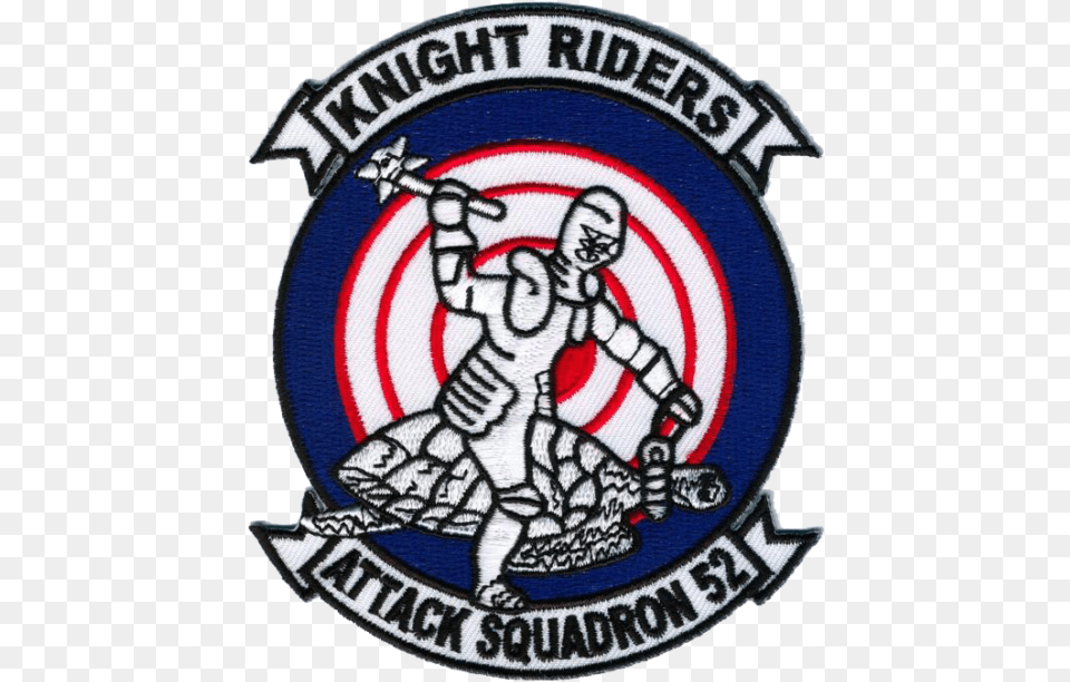 Us Navy Va 52 Knight Riders No Hook And Loop Ebay Cold Weapon, Badge, Logo, Symbol, Baby Free Png Download