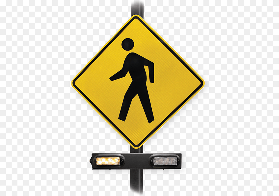 Us Pedestrian Crossing Sign, Symbol, Road Sign Png Image