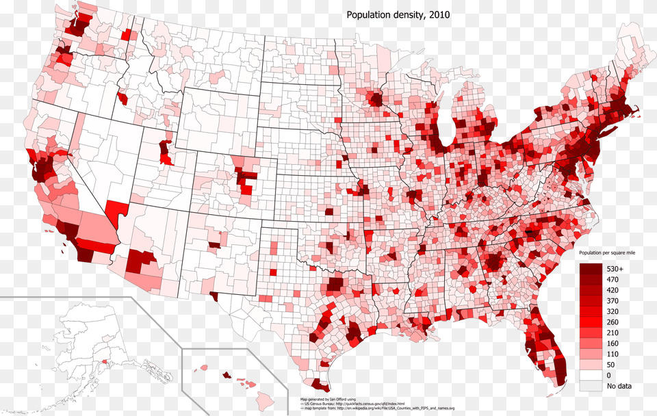 Us Population Density 2010, Chart, Plot, Map, Atlas Png Image